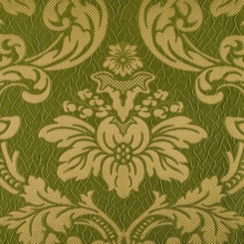 DAMASK 03219 COL.36 GOLD GREEN D.6-3032 130 CM _KE