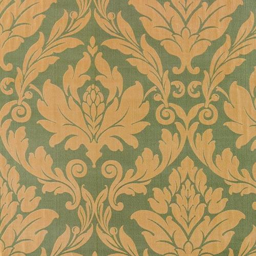 DAMASK 003168 COL.67 GREEN DES. 2-2880 140 CM